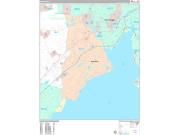 West Haven Wall Map Premium Style 2022